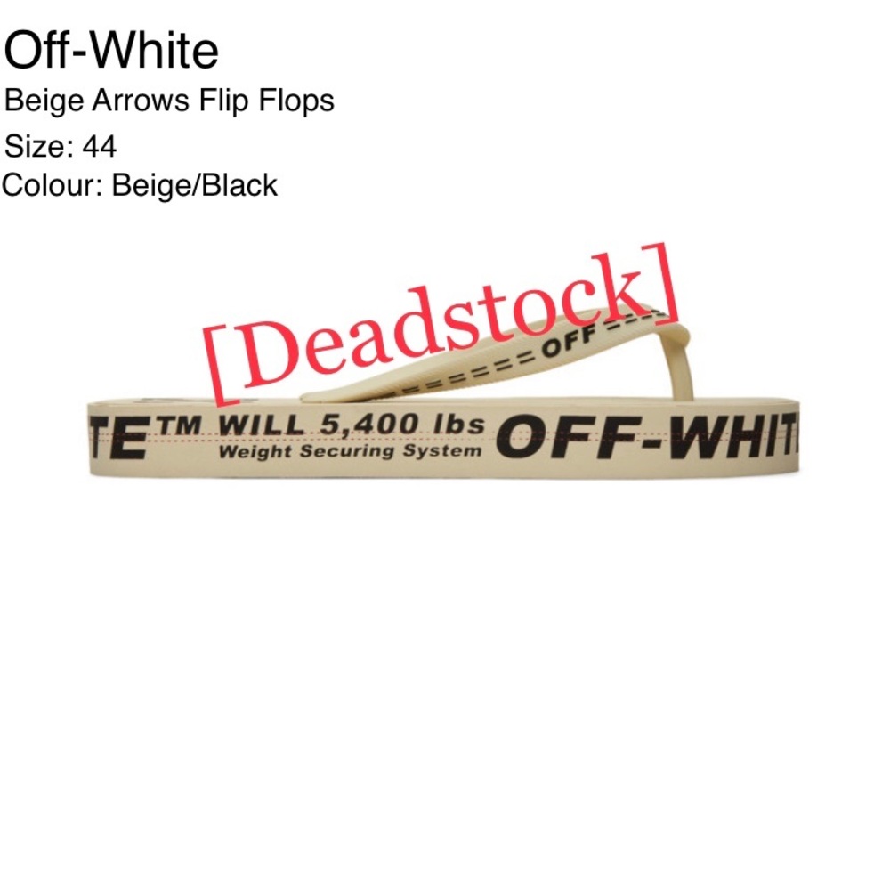 Off-White Flip Flops